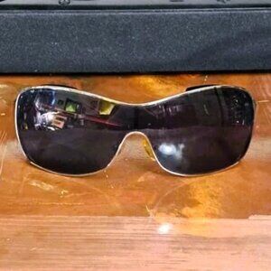Authentic Kenneth Cole Reaction KC1104 Y2K Cyber Shield Wrap Sunglasses Unisex